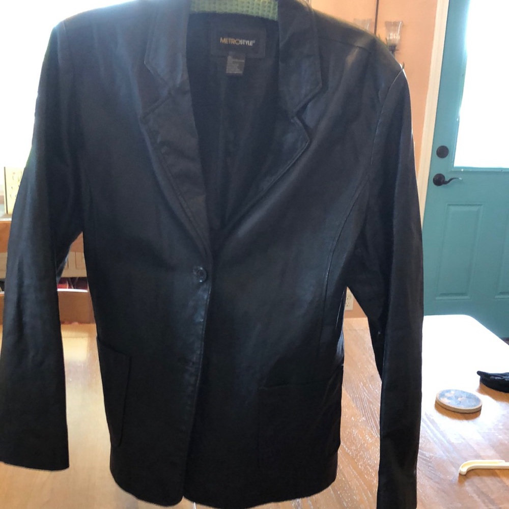 Leather blazer/jacket